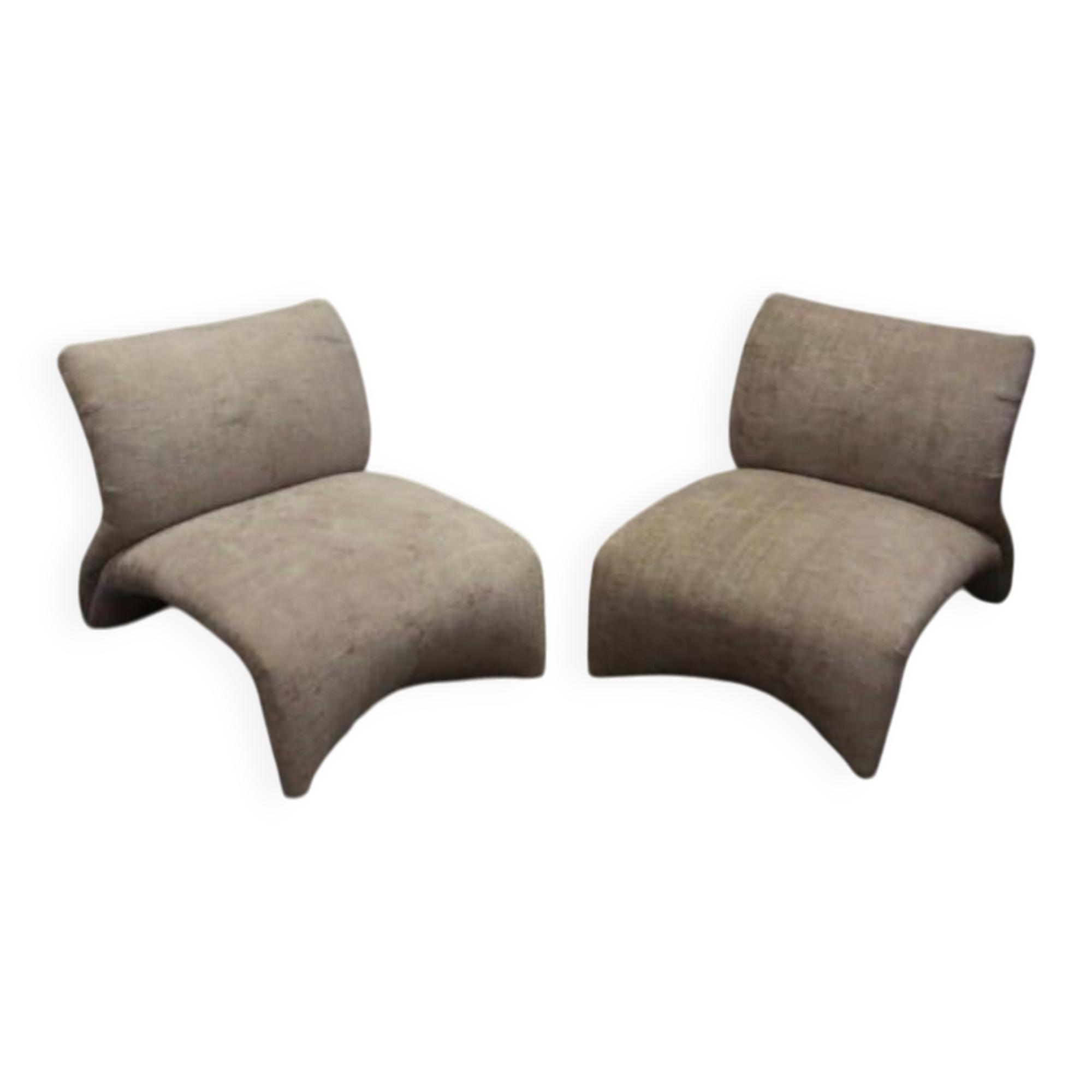Pair of Kwok Kaïdo armchairs