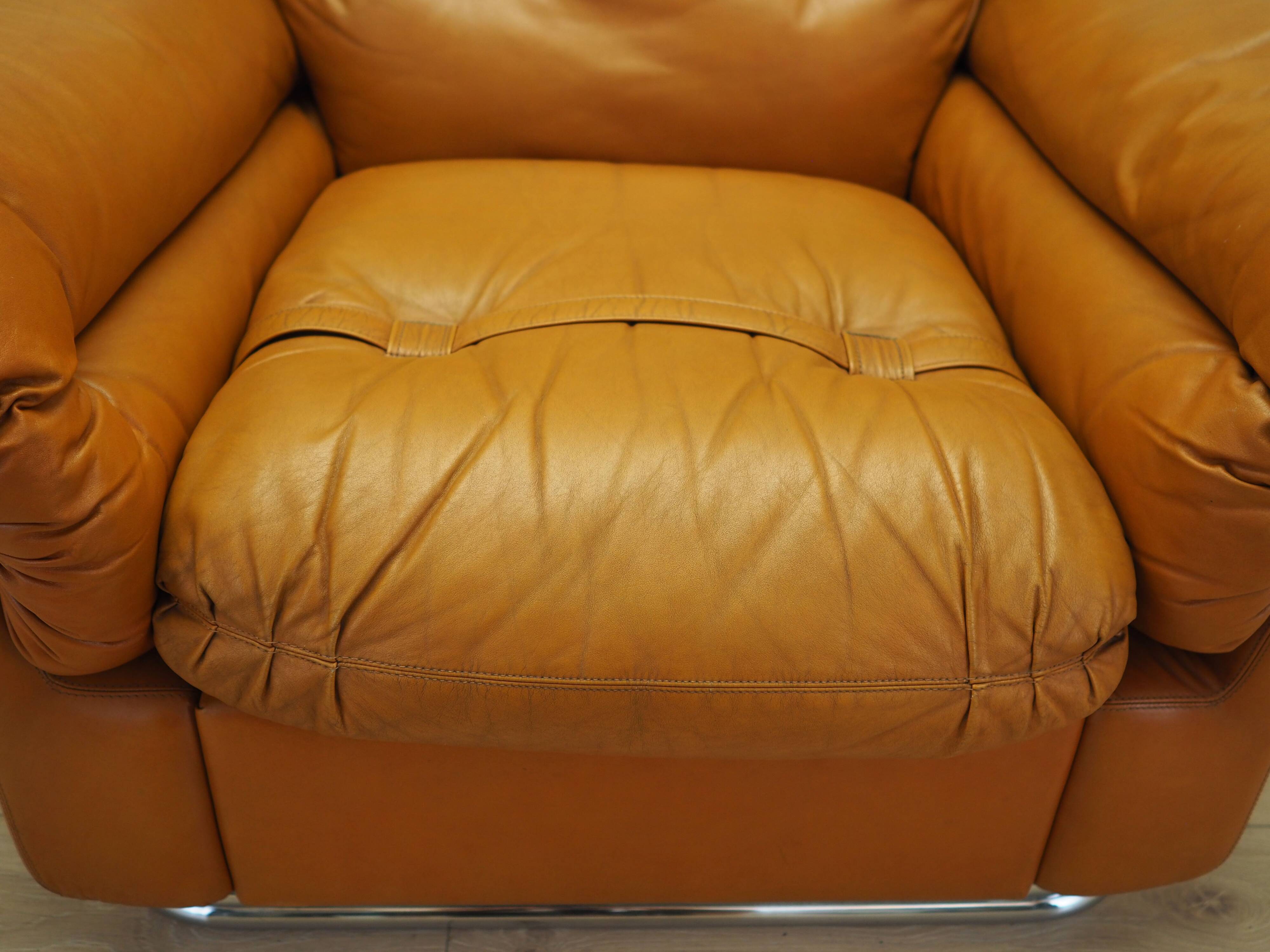 Orange armchair, Space Age design, 1960s, production: Italy