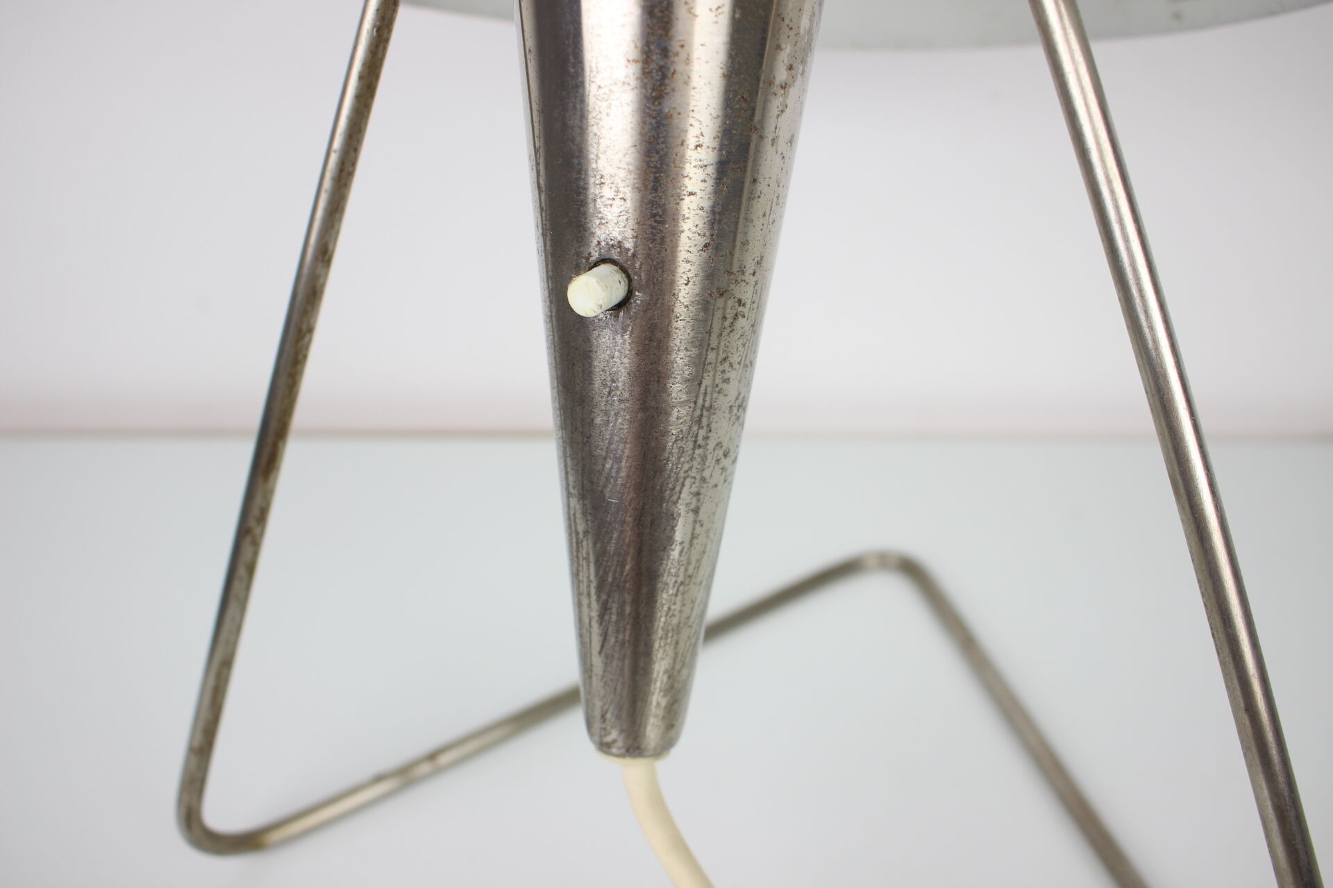 Metal Table Light by Helena Frantova for Okolo, 1960's