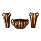 Garniture de cheminée signée