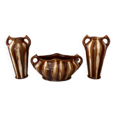 Garniture de cheminée signée
