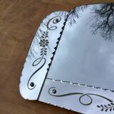 Former art deco mirror  63 x 39cm