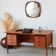 Danish desk from the 1960s by Erik Brouer – solid teak