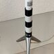 Lamp base, rocket shape, Deshoulières porcelain