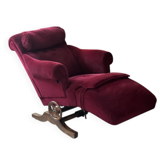 “Le Surrepos” Armchair By Dr. Pascaud Red, Paris, 1920