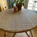 Rattan coffee table