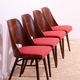 Chaises de salle à manger vintage par Radomír Hofman, années 1960, ensemble de 4
