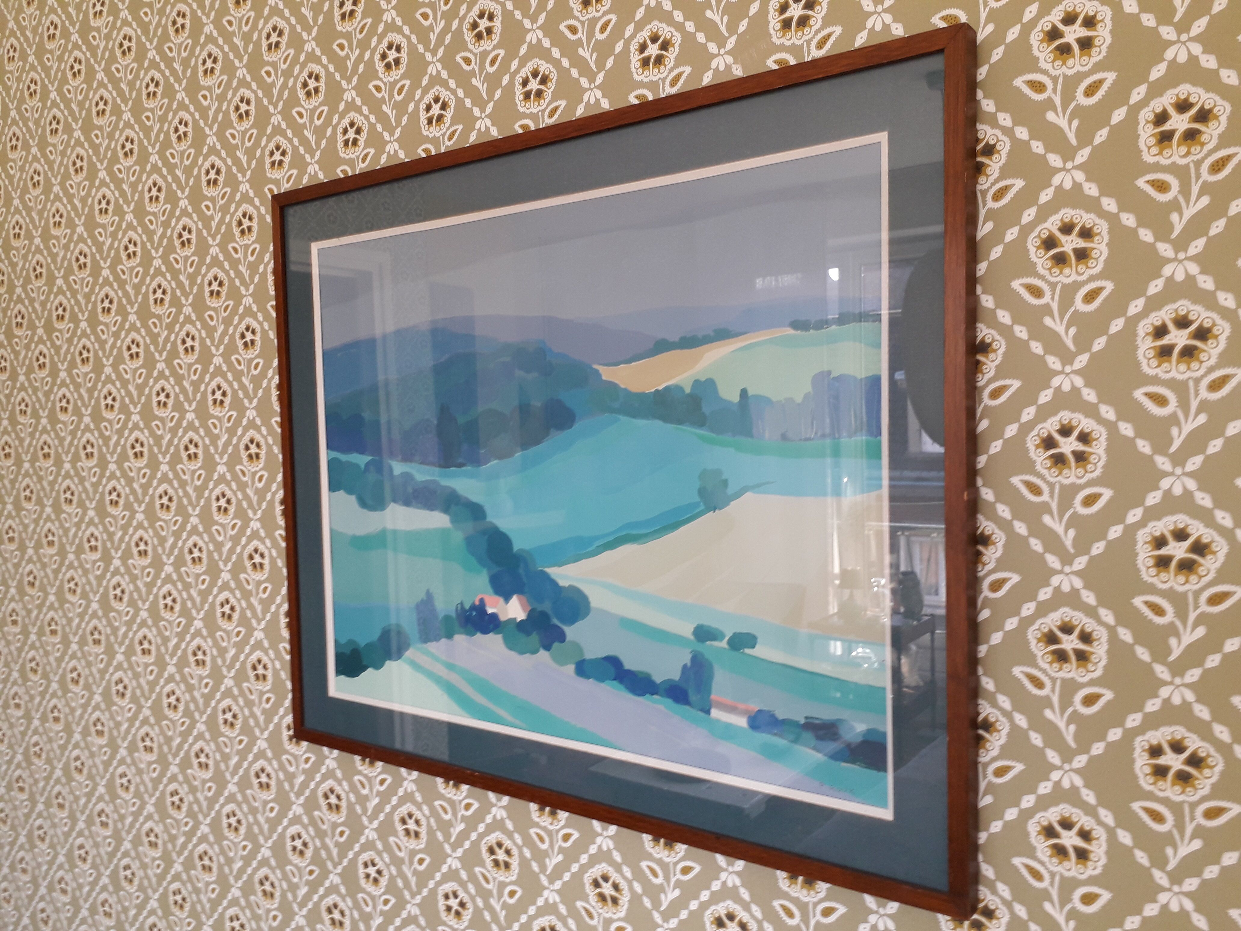 Pierre Roux country landscape painting