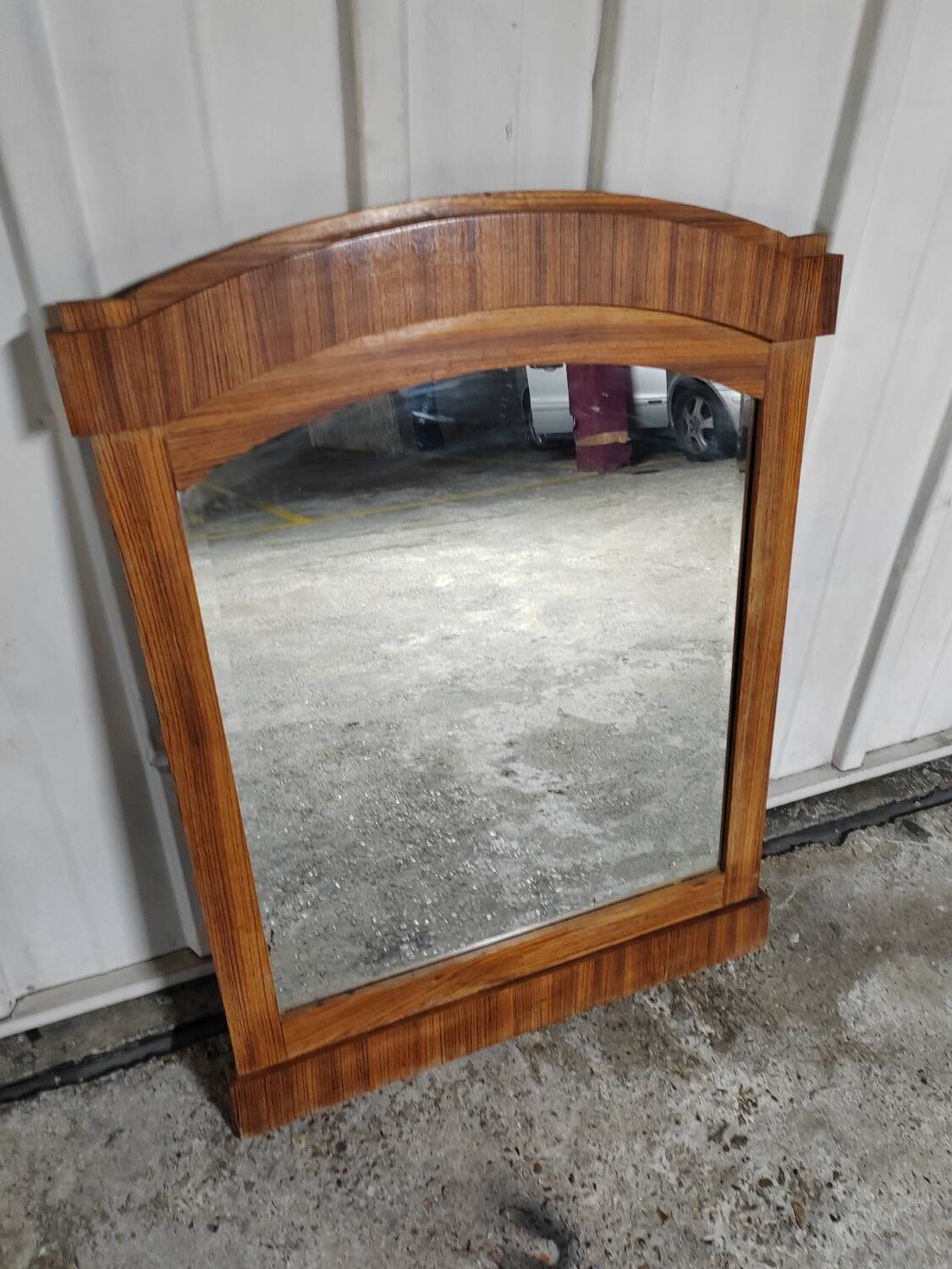 Rosewood mirror from the 1940s