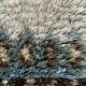 Vintage Swedish Wool Rya Rug Woven Handmade Signed S.L 1960s