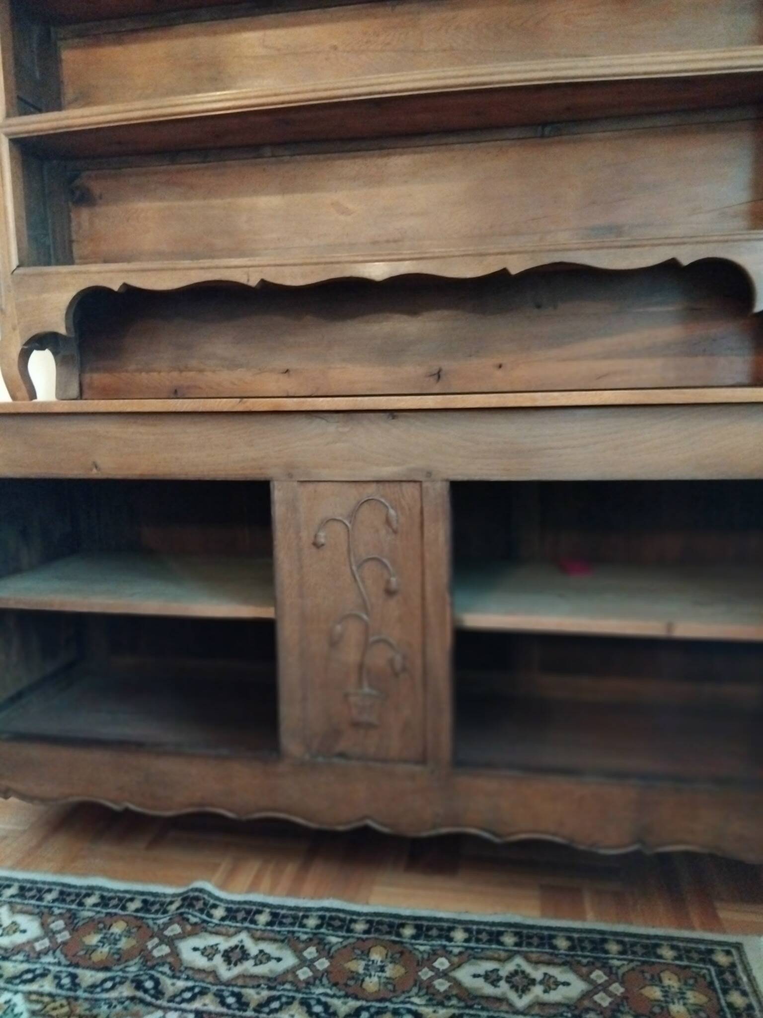 Antique oak sideboard