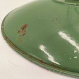 Enameled sheet metal pendant lights