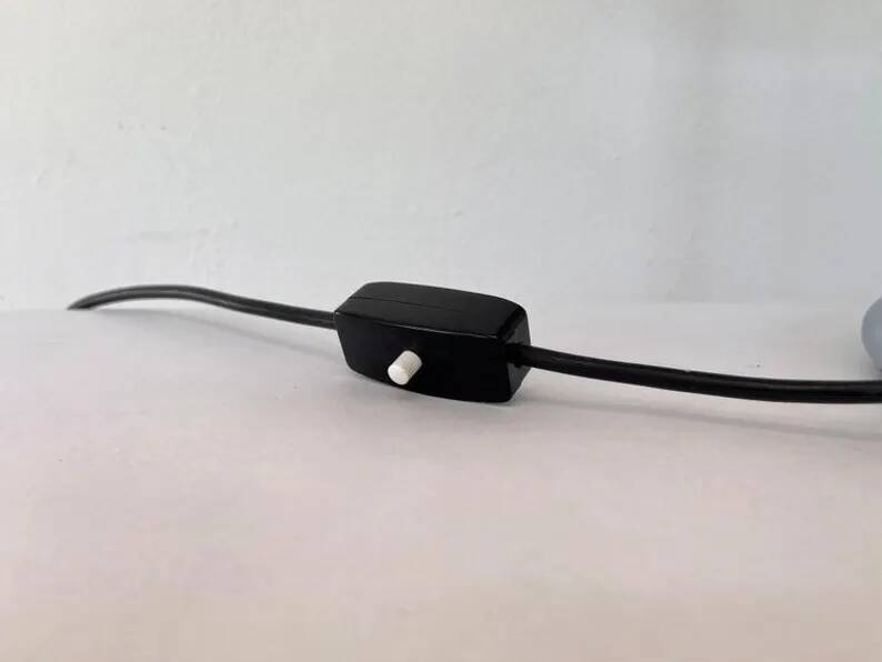 Grande lampe de table champignon extra large de style mid-century par Hillebrand, années 1970.