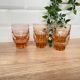 Set de 6 verres vintage Luminarc étoile rose