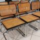 Suite de 6 chaises modèle Cesca B32 par Marcel Breuer vintage 1993