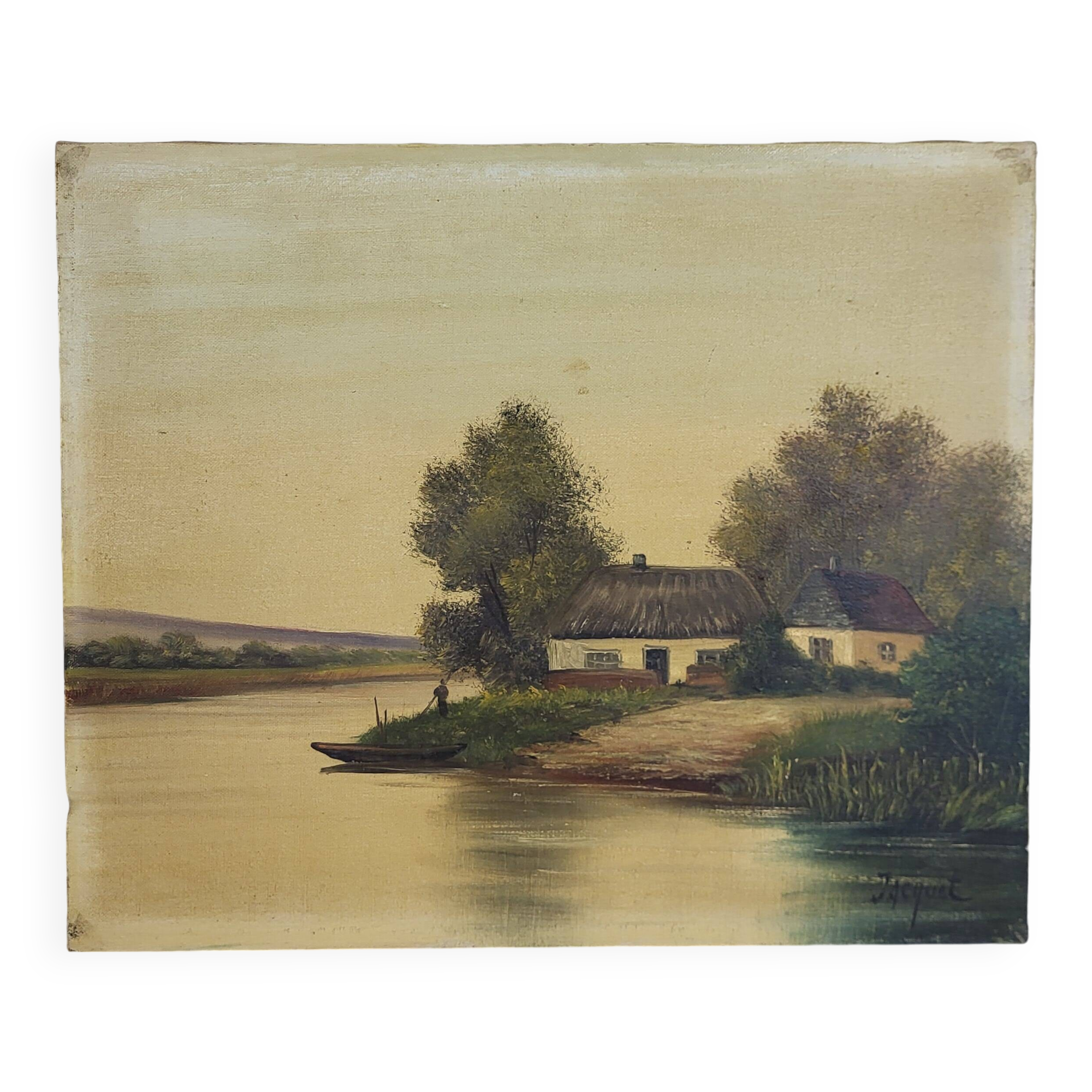 HST painting signed Jacquet