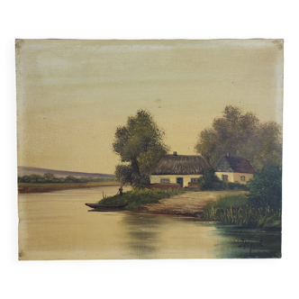 HST painting signed Jacquet