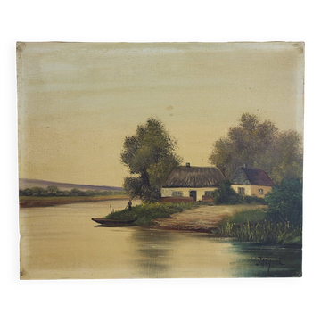 HST painting signed Jacquet