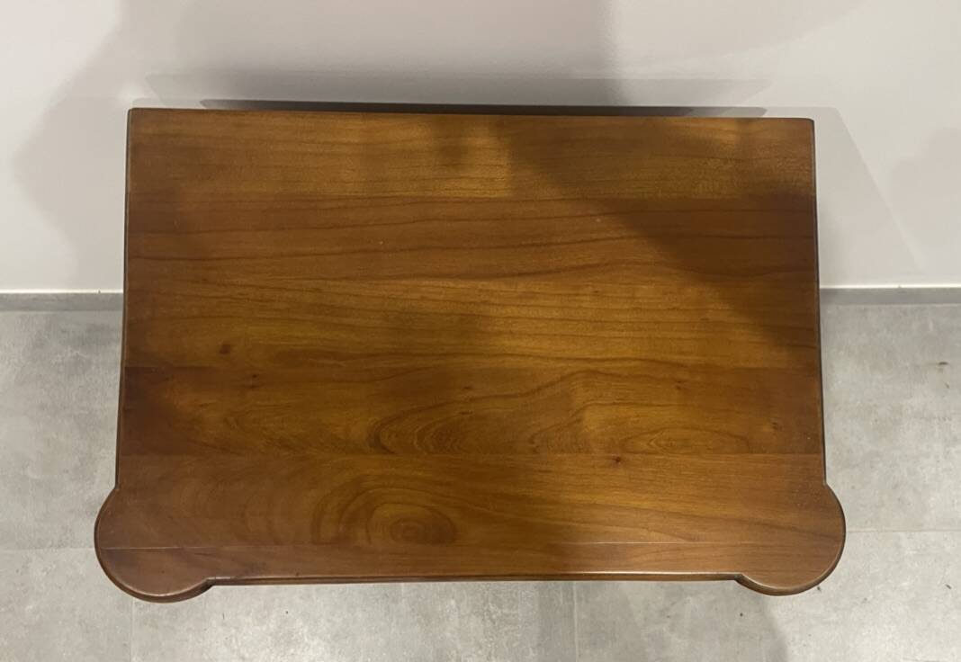 Natural wood bedside