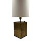 Hollywood regency brass table lamp base, Romeo Rega Italy, 1970s