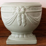 Art Deco ceramic pot cover