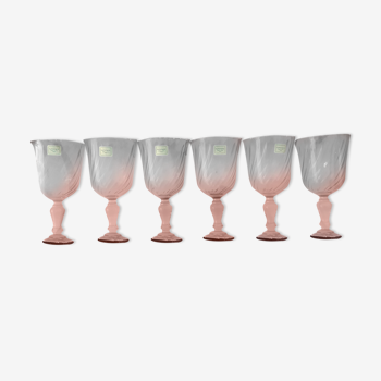 6 Luminarc Rosaline glasses