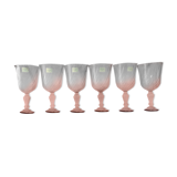 6 Luminarc Rosaline glasses