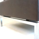 Fauteuil en cuir Wilkhahn Série 800 par Hans Peter Piel
