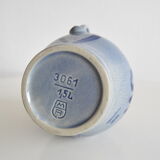 Vintage earthenware Jug with Blue Salt Glaze/Marzi & Remi, 1960's.