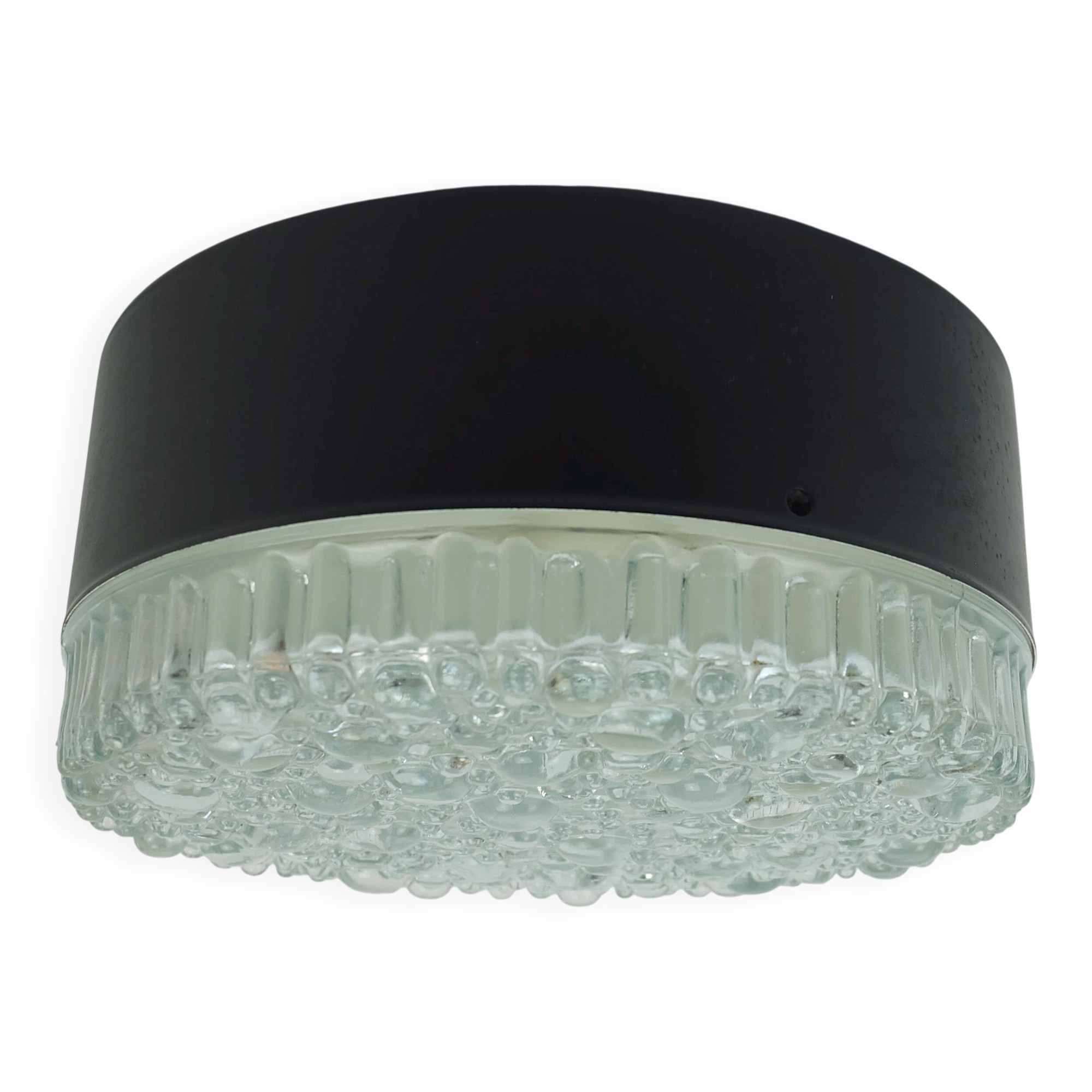 No.2 of 2- staff ceiling lamp or wall lamp model a 226 bubble glass 60s 70s