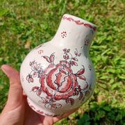 Old pink retro vase