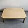 Important vintage italian coffee table 1960 in formica, brass & gold steel