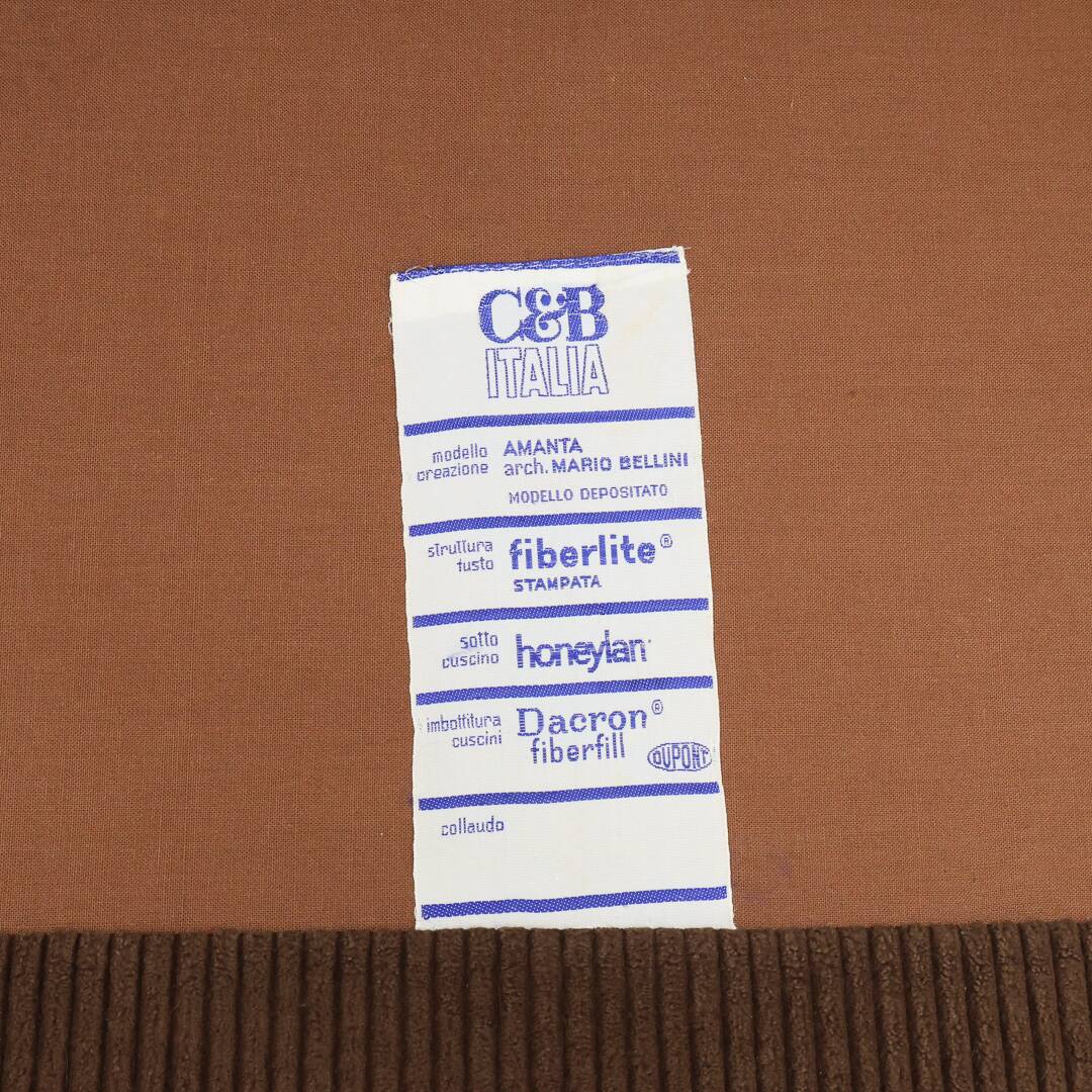 Amanta Modular Sofa by Mario Bellini for C&B Italia