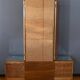 Fruitwood glass dressing table – 1950
