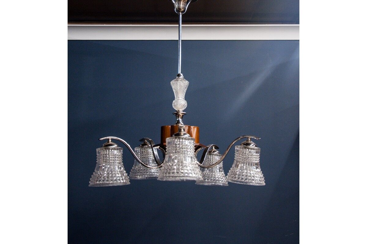 Hanging lamp, poland, mid-20th century