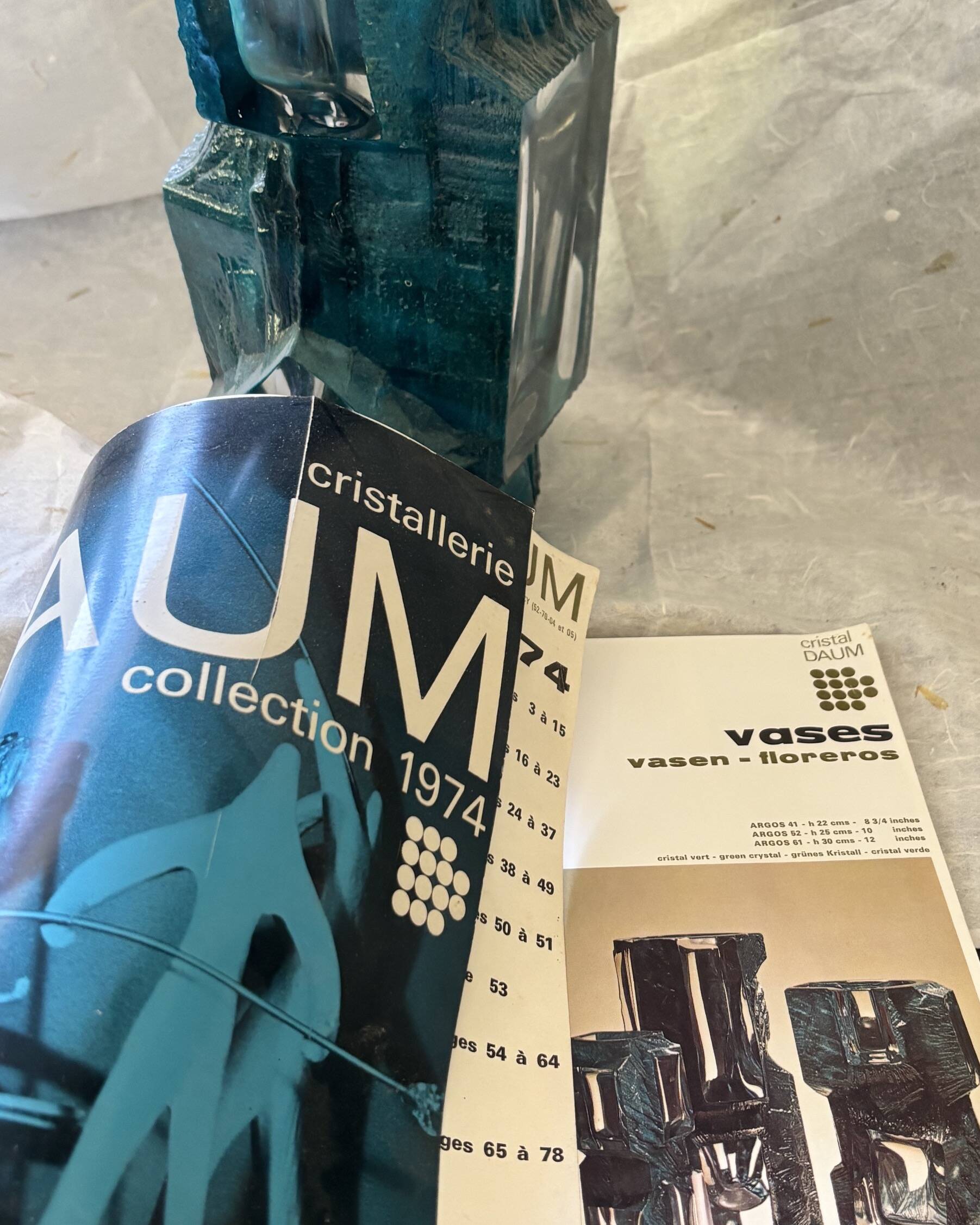 Vase Daum Argos 52, 1974