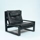 Chaises longues brutalistes avec repos-pieds de Sonja Wasseur, années 1970