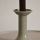Minimalist cream ceramic candle holder