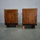 1938s pair of Art Deco bedside tables, Czechoslovakia
