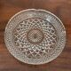Ashtray empty pockets in cut glass 21,5cm