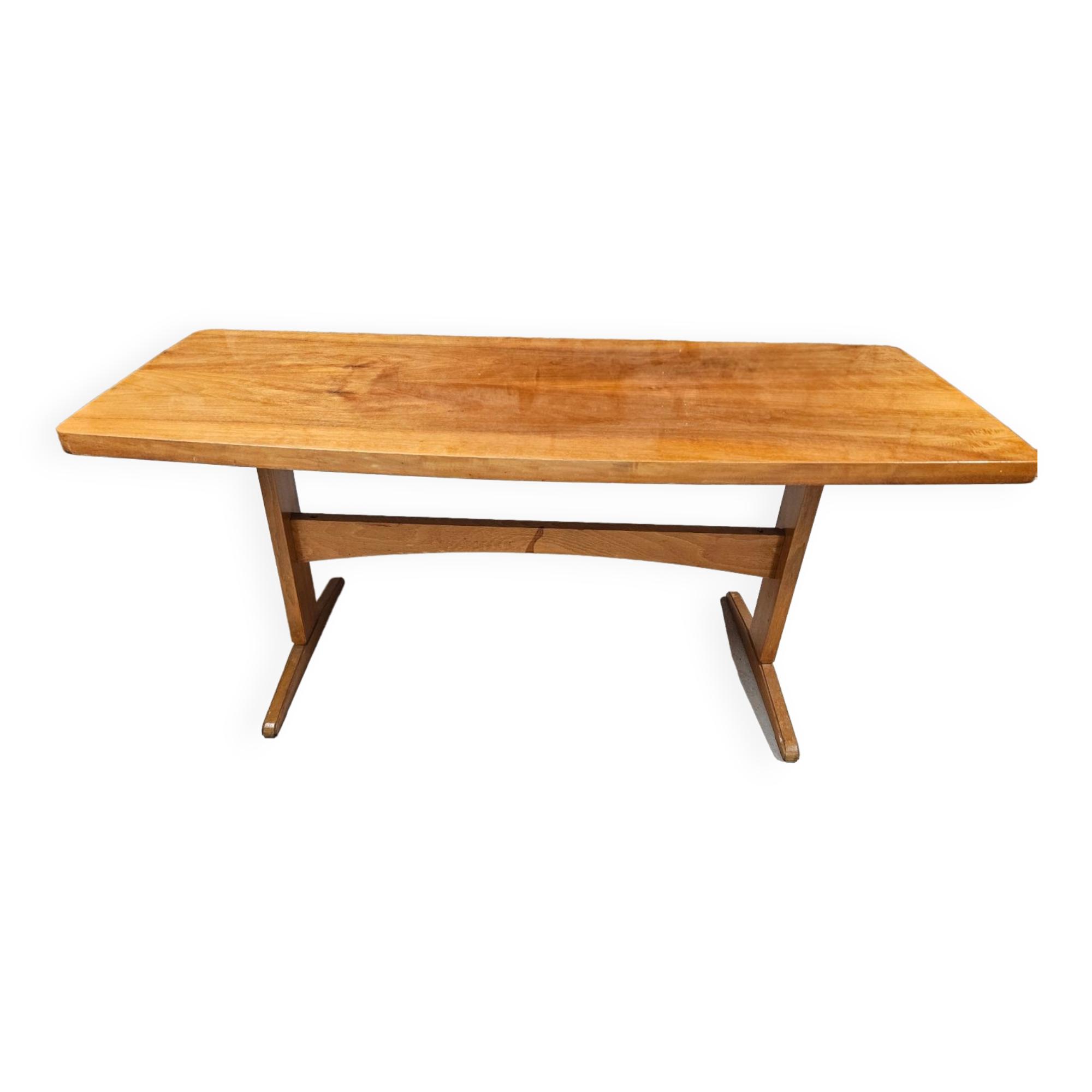 Vintage wooden coffee table 1970"