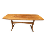 Table basse bois vintage 1970"