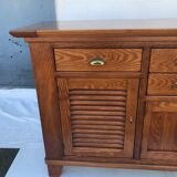Sideboard louvers and drawers