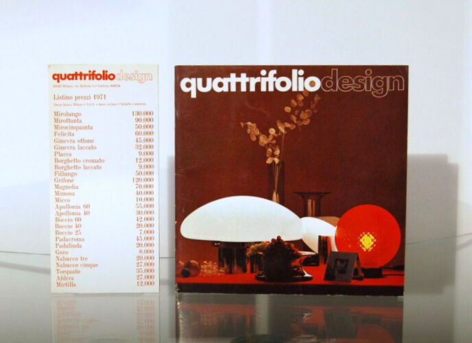 Paire de lampes de table de Sergio Mazza & Giuliana Gramigna pour Quattrifolio, 1973