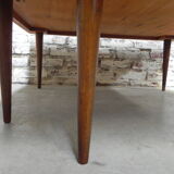 Vintage coffee table with opening on one corner