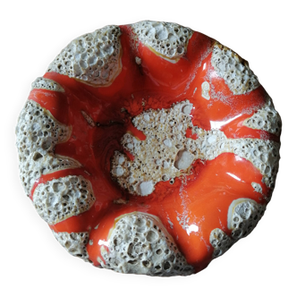 Vintage ocean coral ashtray pocket emptying box year 1960