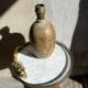 Stoneware foot lamp