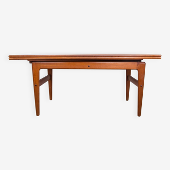 Table Danoise extensible, haute et basse, en teck par Kai kristainsen1960.