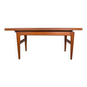 Danish extendable table, high and low, in teak by Kai kristainsen1960.