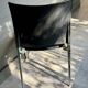 Lot de Chaise Sand 447 cuir noir Desalto